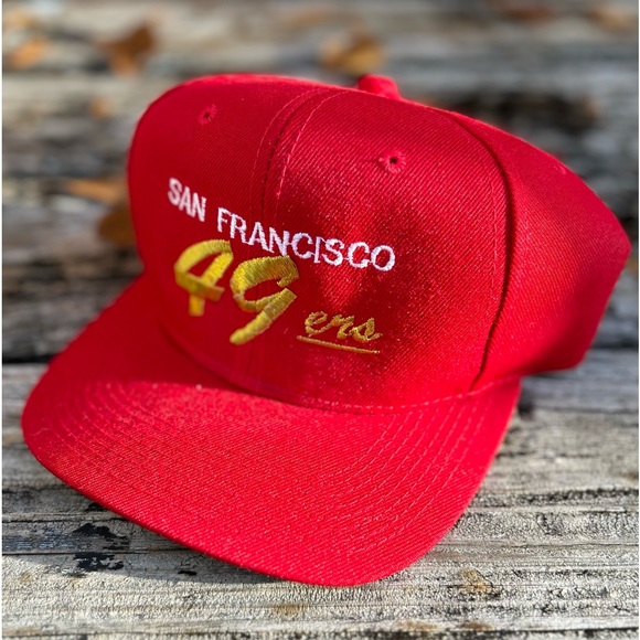 NEW Vintage NFL San Francisco 49’ers Wool Blend SnapBack Adjustable Hat - Picture 2 of 8